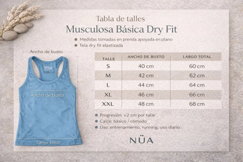 MUSCULOSA DRY FIT - tienda online