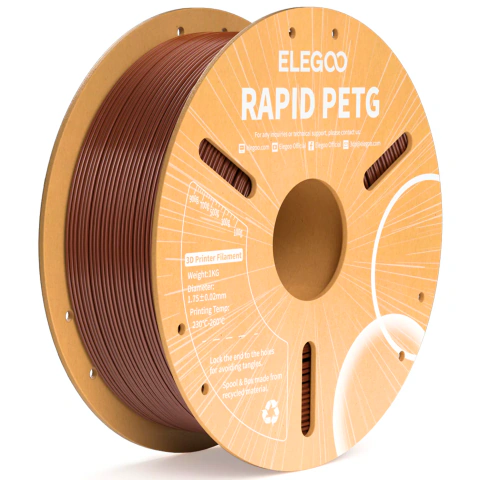 Filamento Petg Rapid - Elegoo - Marron