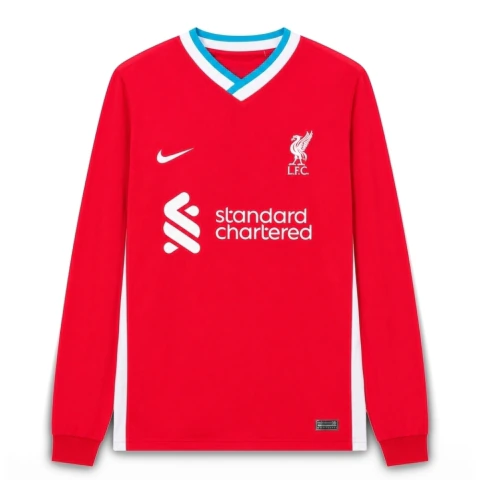 Camisa Retrô Liverpool 2020/21 Home Masculina #20 Diogo J. - Manga Longa Vermelha
