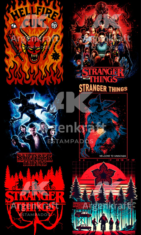 Plantilla Stranger Things (Por Metro)