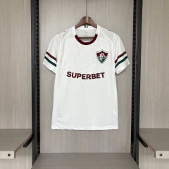 Camisa Fluminense II 26/27 - Torcedor Masculina - Branca com detalhes em verde e vermelho (Pronta Entrega)