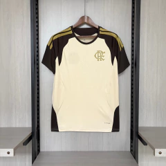 Camisa Flamengo Treino 26/27 - Torcedor Masculina - Begê (Pronta Entrega)