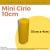 Vela Cera de Abelha 100% Pura Artesanal - Míni Círio Litúrgica Devocional - Mel Natural - Tam 10×4 cm na internet