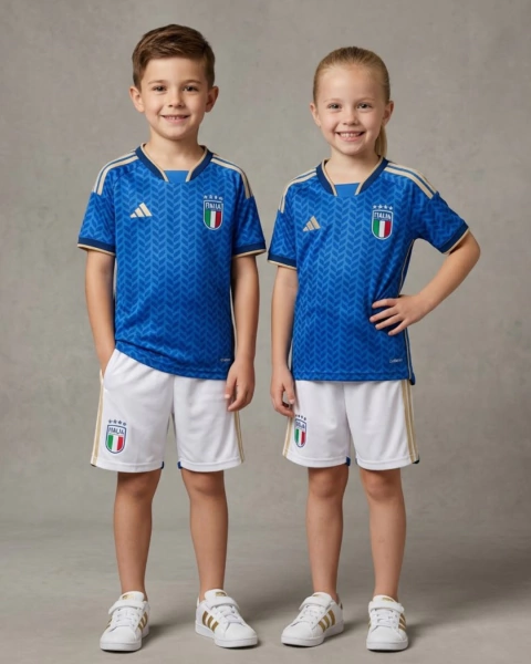 Kit Infantil Itália 2026/27 - Azul