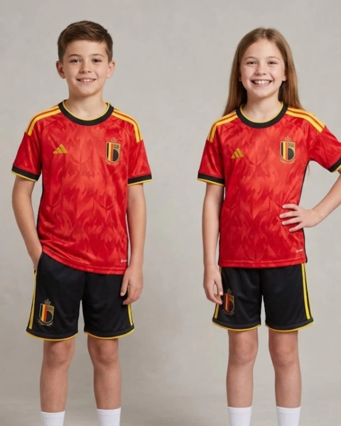 Kit Infantil Bélgica I 2026/27 - Vermelha