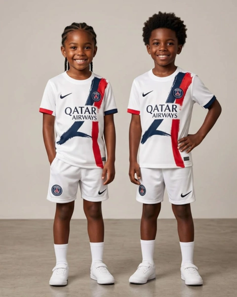 Kit Infantil PSG II 2024/25 - Branco