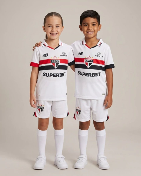 Kit Infantil São Paulo I 2025/26 - Branco