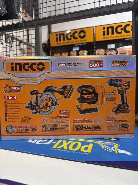 COSLI241193-4- SET TALADRO ATORNILLADOR PERCUTOR (P20S) CIDLI206681 + SIERRA CIRCULAR (P20S) CSLI140