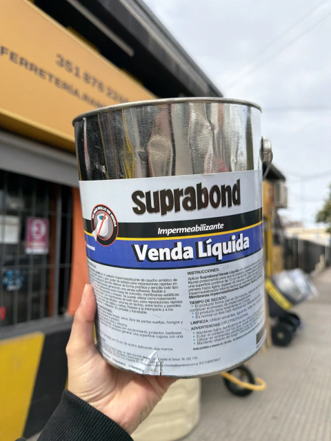 VENDA LÍQUIDA 4KG BLANCA SUPRABOND IMPERMEABILIZANTE