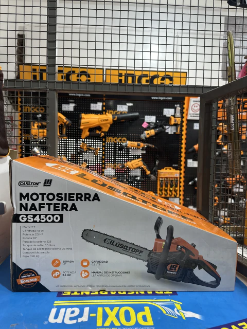 GS4500 MOTOSIERRA 18 45CC LQ LUSQTOFF