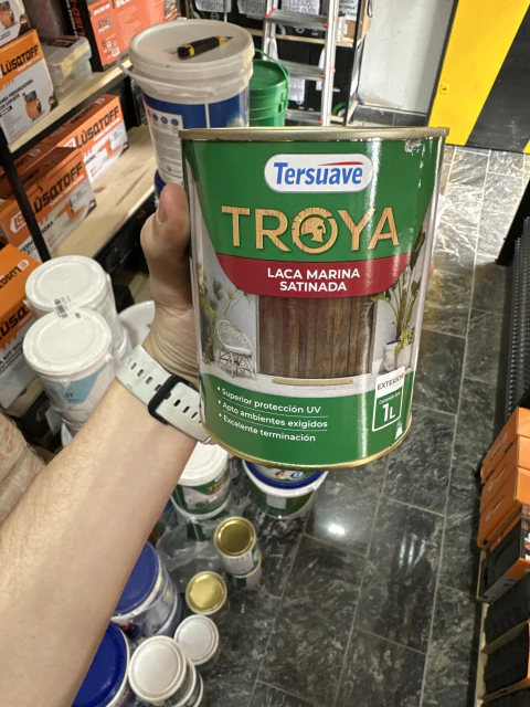 TROYA LACA MARINA EX LACA POLIACRILICA 1 LTS SATINADA