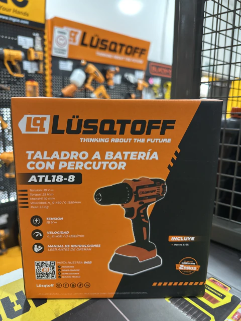 ATL-18-8 TALADRO A BATERIA CON PERCUTOR LUSQTOFF