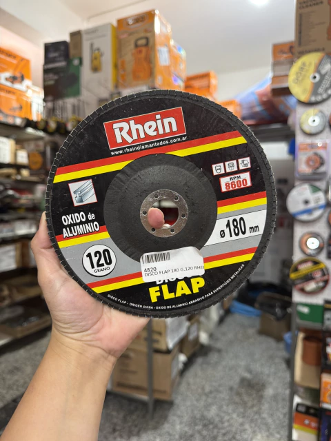 DISCO FLAP 180 G.120 RHEIN