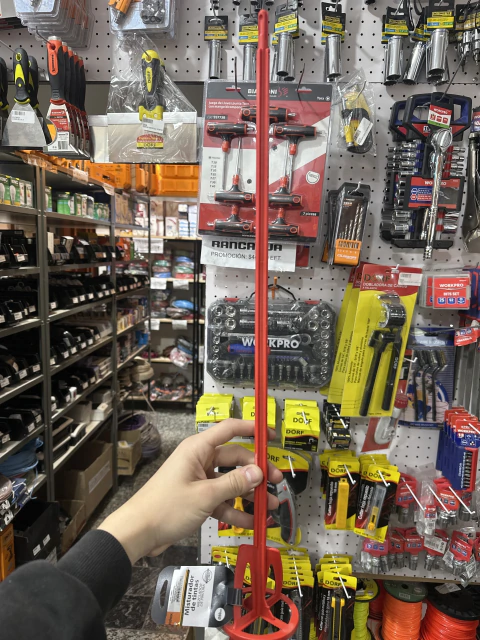 MEZCLADOR DE PINTURA GARDEX 60 cm Ø80 mm 34602
