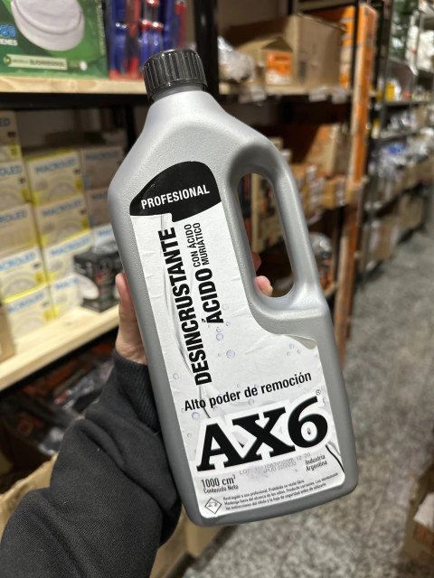 DESINCRUSTANTE PROFESIONAL ÁCIDO AX6 1LT