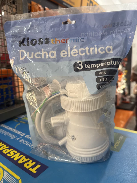 DUCHA ELECTRICA 3 TEMPERATURAS BLANCA