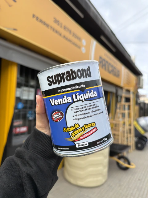 VENDA LÍQUIDA 1KG BLANCA SUPRABOND IMPERMEABILIZANTE