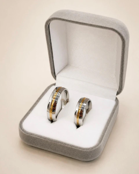 Aliança Deluxe Duo 6mm
