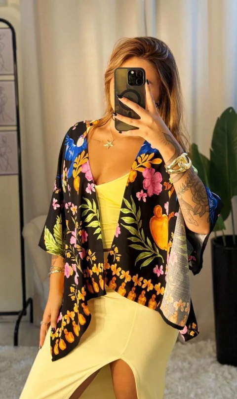 Kimono estampado