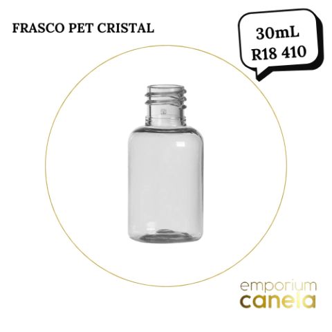 Frasco Pet Cristal - 30mL R18 410
