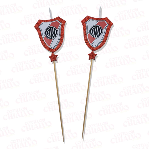 Vela Forma C/Palito Gibreada - Cotillon Chialvo Eventos