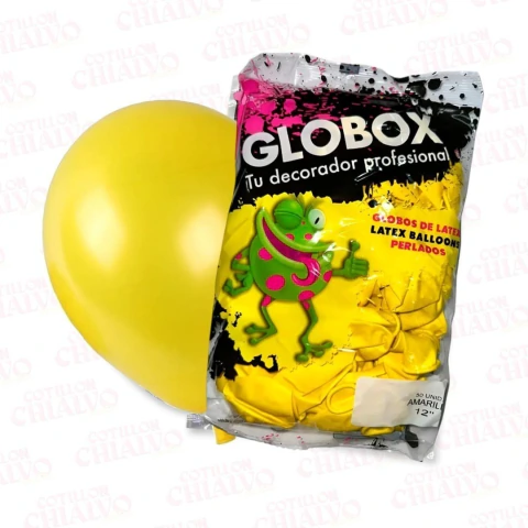 Globo Perlado Globox 12" - X50U - Cotillon Chialvo Eventos