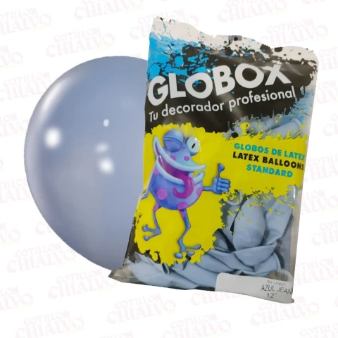 Globo Perlado Globox 12" - X50U - Cotillon Chialvo Eventos