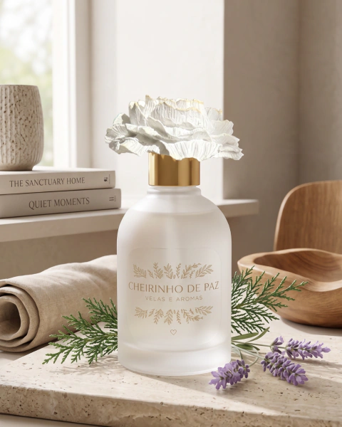 DIFUSOR DE FLOR - 200ML - CIPRESTE E LAVANDA