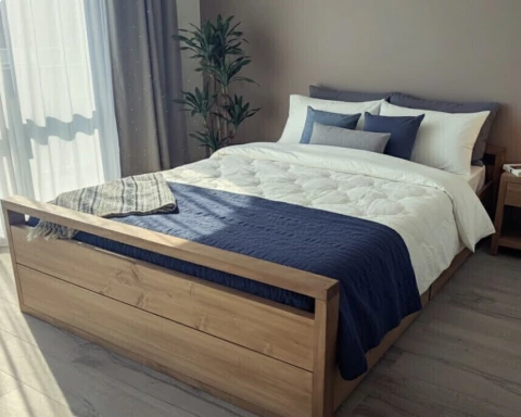 KI - CAMA ALTA 4 CAJONES