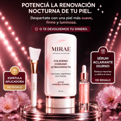 MIRAE® Máscara de Colágeno – Tratamiento Nocturno para una Piel Más Luminosa + Regalos