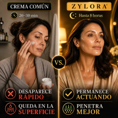 ZYLORA® Tratamiento Nocturno Intensivo de Colágeno Coreano | Firmeza y Luminosidad - ZYLORA