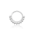 Piercing Argola Cravejada com Detalhes