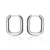 Argola Click Retangular Lisa - comprar online