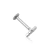 Piercing com Haste Raio Cravejado - comprar online