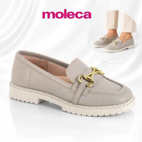 mocassim tratorado casual chic - Fiv - Areia