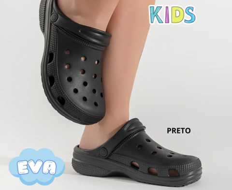 Babuche Kids Comfort - Preto - Preto 02