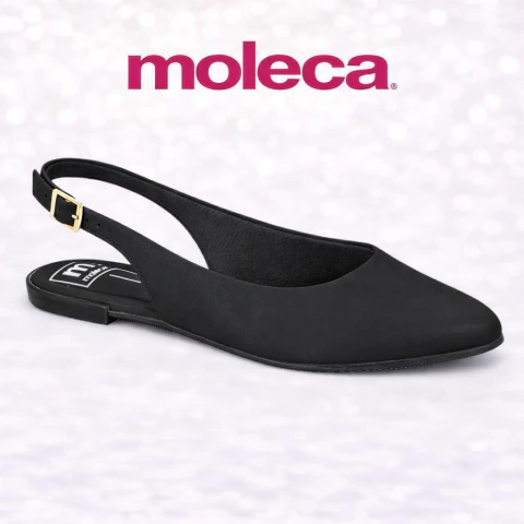 Sapatilha Moleca Mule 330 Preto