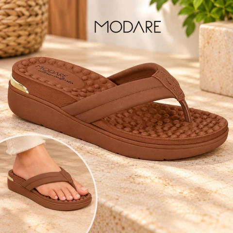 Chinelo Modare Ultraconforto com Palmilha Massageadora