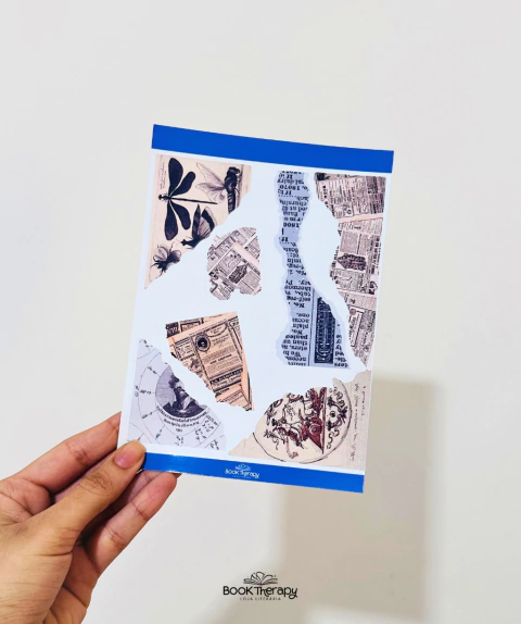Cartela de adesivos - Papel antigo