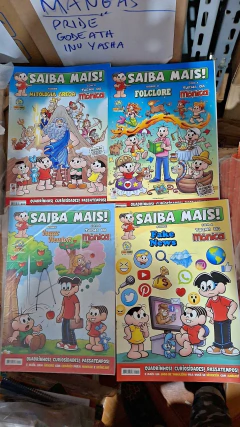 Saiba Mais! Com a turma da Mônica - preço unitário - peça pelo título