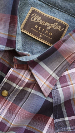 Camisa Wrangler Retrô Western (M) na internet