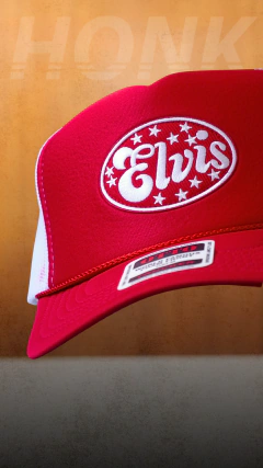 Boné Elvis | Vermelho e Branco - comprar online