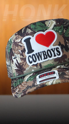 Boné I Love Cowboys | Camuflado na internet