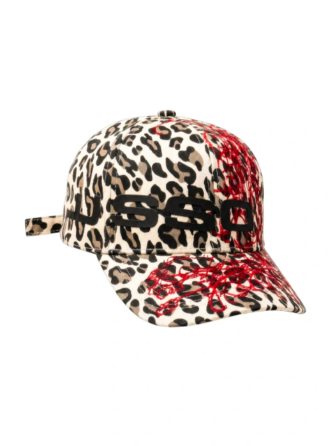 Gorra animal print pintada a mano