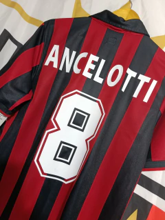 Camisa Milan 90/91 - Reedição de 2007 - Home - Carlo Ancelotti - Di Gordo