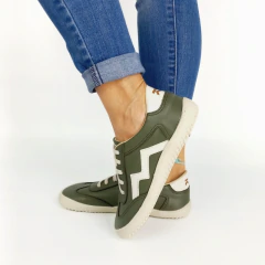 Zapatilla FLOW 3.0 OLIVA 42 AL 46 LINEA CUERO en internet