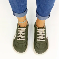 Zapatilla FLOW 3.0 OLIVA 35 AL 41 LINEA CUERO en internet