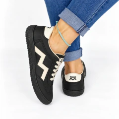 Zapatilla FLOW 3.0 BLACK 42 AL 46 LINEA CUERO - comprar online