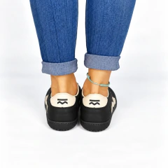 Imagen de Zapatilla FLOW 3.0 BLACK 35 AL 41 LINEA CUERO