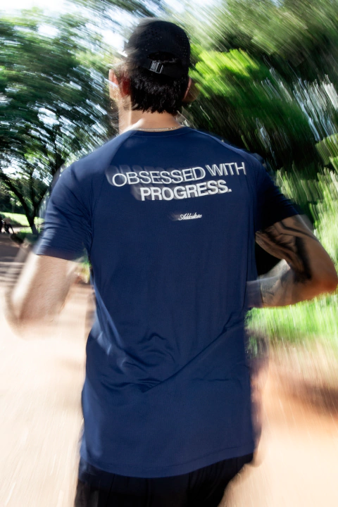 Camiseta Obsessed Run Marinho